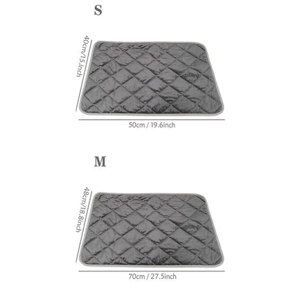 Pet Bed Mat Anti-Slip Self-Heating Dog Pad Thermal Folding Pet Sleeping Blankets Cozy Soft Dog Crate Pad for Cats and Dogs