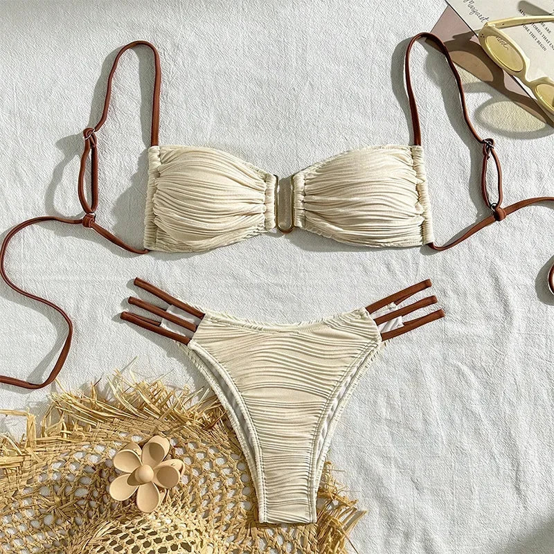 Sexy Swimsuits Women's Swimwear Bikinis Push Up Female Beach Swim Wear Bathing Suits Brazilian Bikini Set купальник ж
