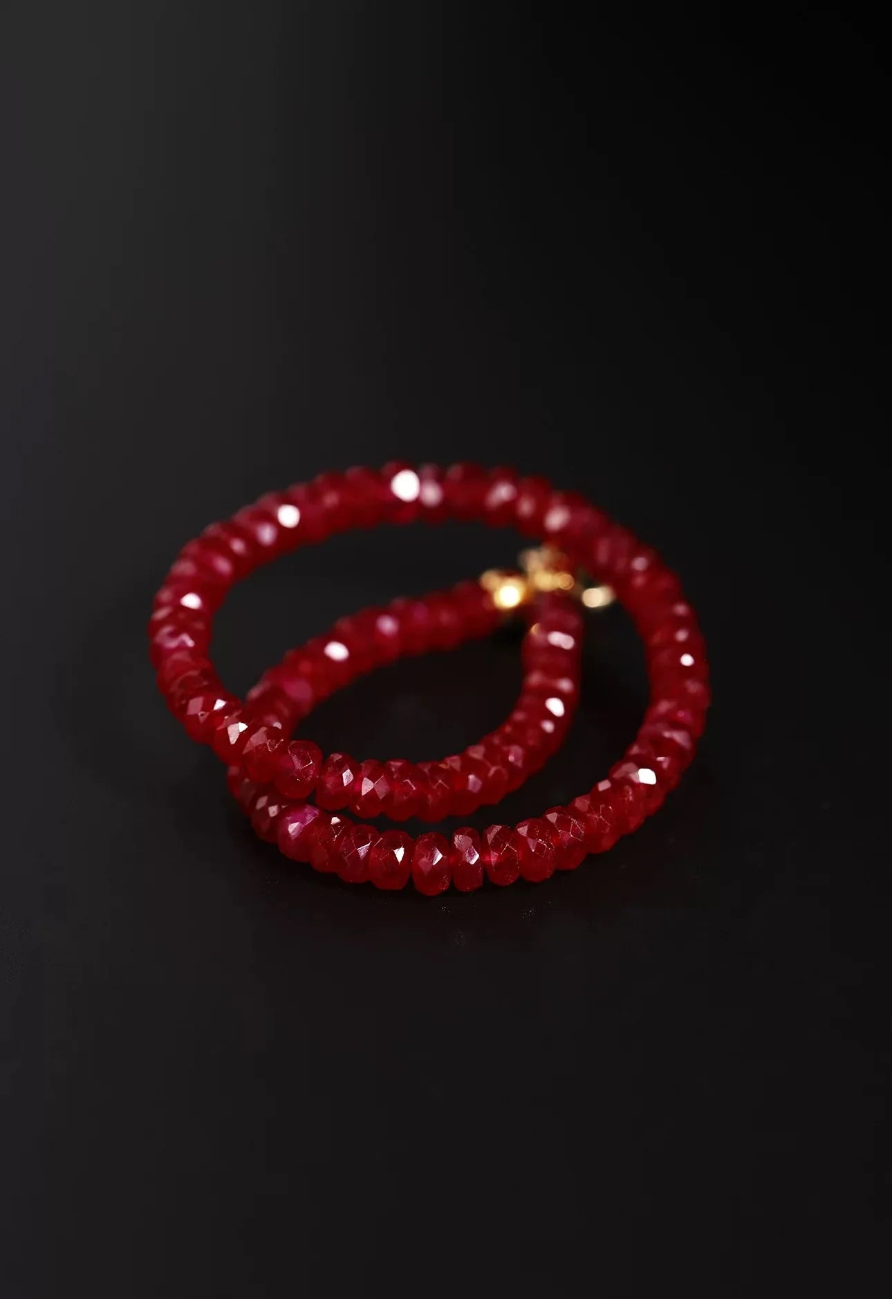 18K Gold bracelet  Natural ruby Fine Jewelry New Real for Women Au750  Design Simple Fashion Fine Jewelry Gift for Women  S512