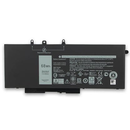 Replacement Battery For DELL Latitude 15 5591 5280 5290 5480 5490 5580 5590 3520 3530 M3520 M3530 P27S GJKNX Batteries 68Wh