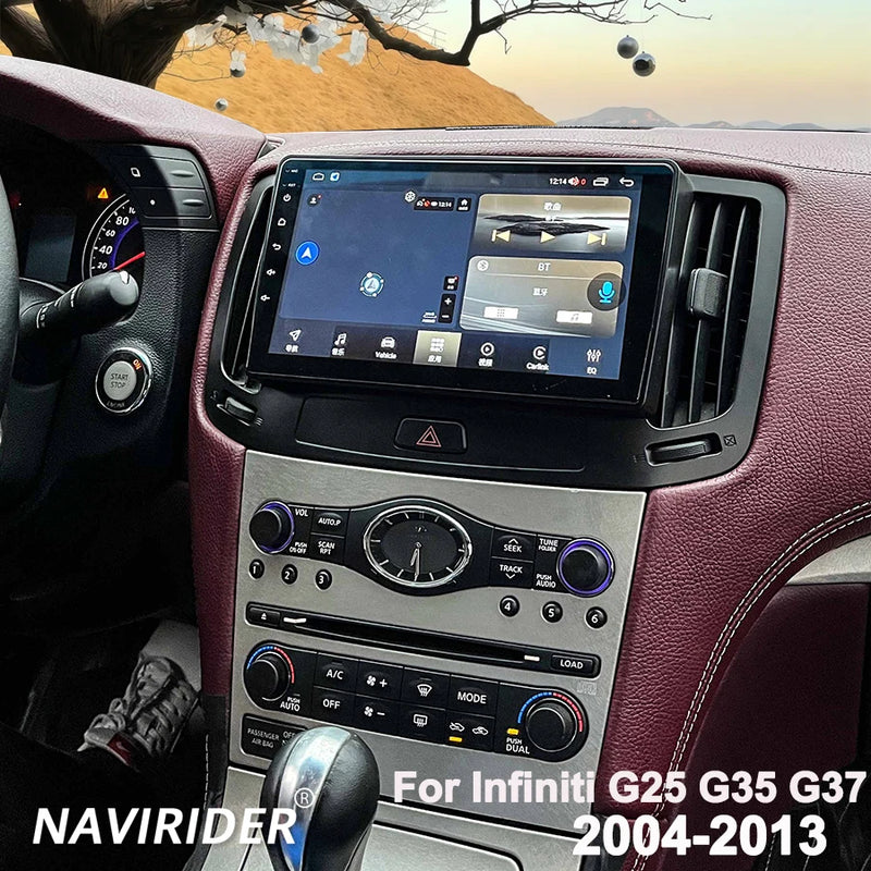 Yes Car Radio 9‘’ For Infiniti G25 G35 G37 2004-2013  Android 15 GPS Navigation Auto Stereo Multimedia Player Head Unit CarPlay