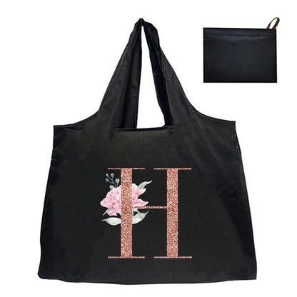 Shopping Bag Tote Bag Foldle Grocery Organizer Reusable Handbags Shoulder Bags Convenient Large-Capacity Large Tote For Fashion