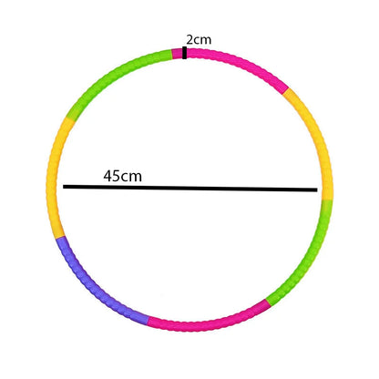 Children's waist spinning toy outdoor detachable exercise circle fitness equipment plastic gymnastics fitness training equipment
