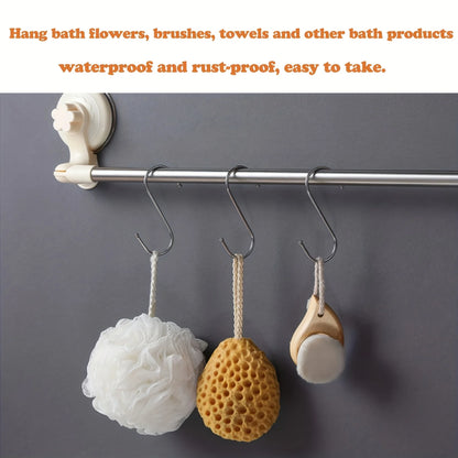 60/20pcs Heavy-Duty Stainless Steel S-Hooks - For Kitchen, Garden, Wardrobe & Plant Organization - Utility Hooks, Party