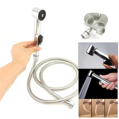 Bathroom Hygienic Shower douche Toilet Bidet Sprayer hand ass anal clean wash shower head Holder Water Hose Faucet Accessories