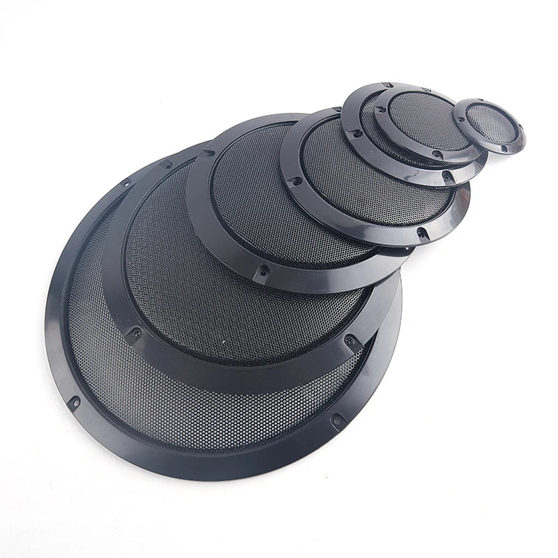 High-grade Car Home Mesh Enclosure Speaker 2 3 4 5 6 8 10 Inch Net Cover Speakers Plastic Frame Metal Iron Wire Grilles