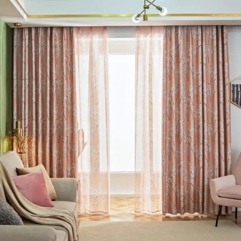 Modern Fully Blackout Curtains for Living Dining Room Bedroom Insulated Floor-to-ceiling Fashion Elegant Decor Custom  Size