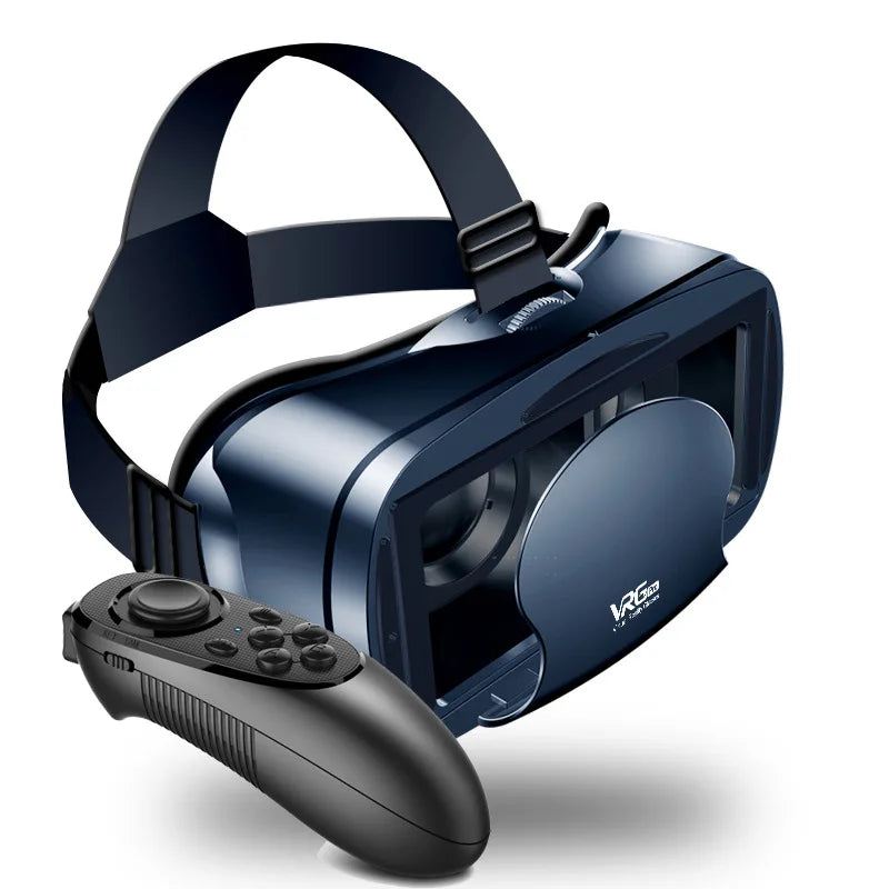 3D VR Headset Box Virtual Reality Helmet with Remote Control Smart Viar Goggles Devices For 5-7inch Cell Phone Smartphones