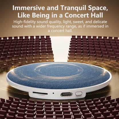 Lenovo Pillow Side Sleep Aid Speaker Ultrasonic Sleep Aid Speaker High Dynamic Sound Quality Butterfly Bluetooth Speaker