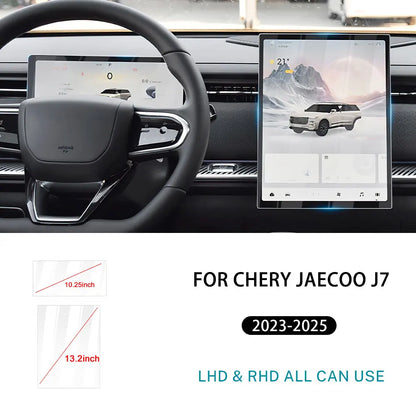 For chery Jaecoo J7/Chery Jaecoo 7 Phev 2023 2024 2025 2026 13.2inch 14.8inch Car GPS Navigation Dashboard Tempered Glass Screen
