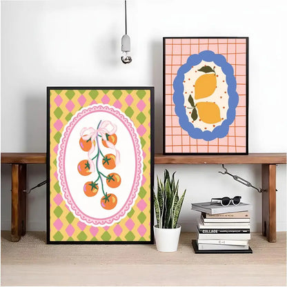 Modern Nordic Flower Ins Painting Calligraphy Pictures Room Home Bedroom Interior Wall Decoration Canvas Poster Art Mural