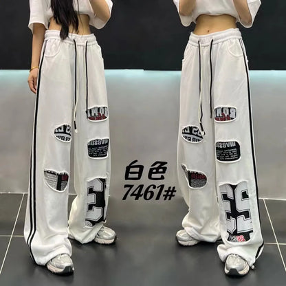 Original Design Sense Long Slacks 2025 Autumn New Fashionable Loose Casual Pants Ladies With Draped Straight Wide-Leg Trousers