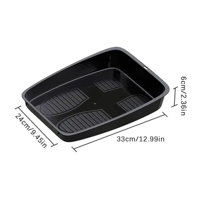1/2/4pcs Portable Shoe Storage Tray Plastic Durable Shoe Storage Container Car Interior Shoe Storage Box Vehicle Organizer