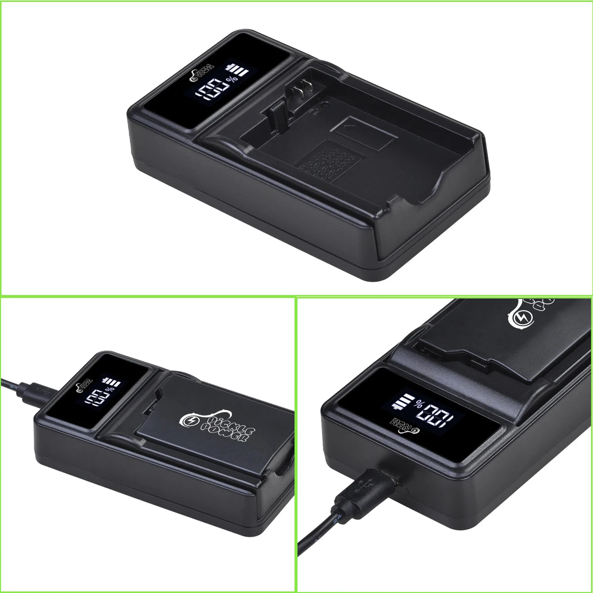 PicklePower 3600mAh PSP-1000 Li-ion Rechargeable Battery+LED USB Charger For Sony PSP 1000 PSP-S110 PlayStation Portable Console