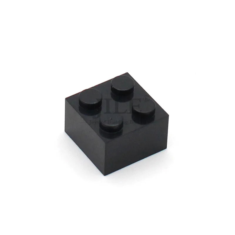 50pcs MOC Building Blocks Brick 2x2 3003 DIY Enlighten Creative Basics Classic Sets Compatible with Assembles Particles Toys