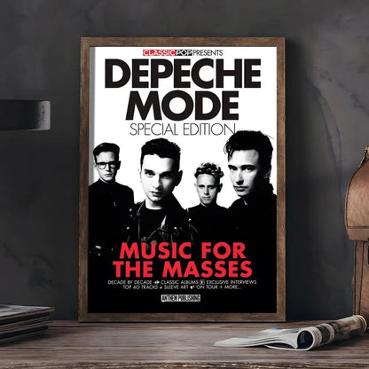 D-Depeche-M-Mode Band Painting Calligraphy Wall Art HD Canvas Oil Painting Posters Prints Home Bedroom Living Room Decor Gift