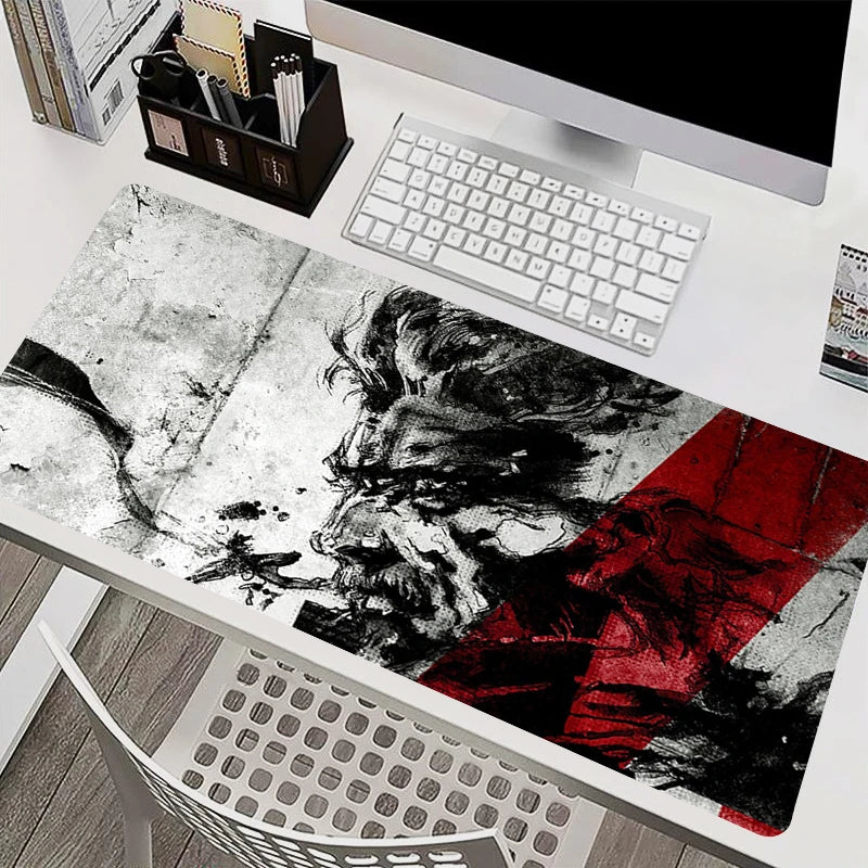Mouse Pad Office PC HD Anime Gamer Cabinet Keyboard Pad Mousepad Metal Gear Solid Laptop Gaming Accessories Desk Mat XXL Carpet