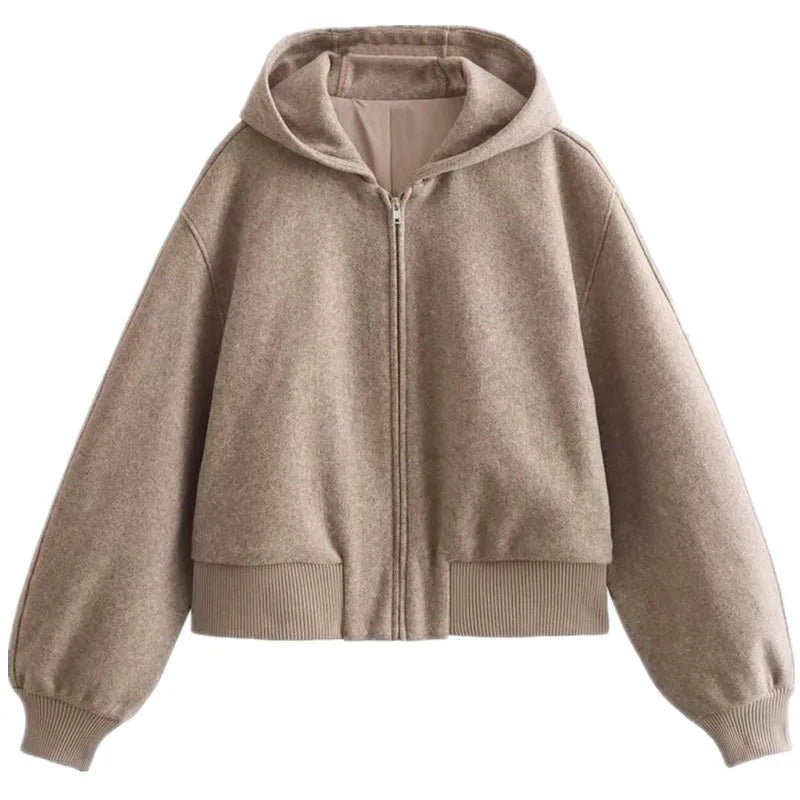 Winter Women's Versatile Slim Fit Soft ort Pilot Jaet Coat 048 73 Casual Sli Outerwear for Ladies