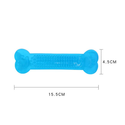 Pet Bone-shaped Chewing Toys Dogs Used For Teeth Cleaning Training Rubber Toothbrush Sticks