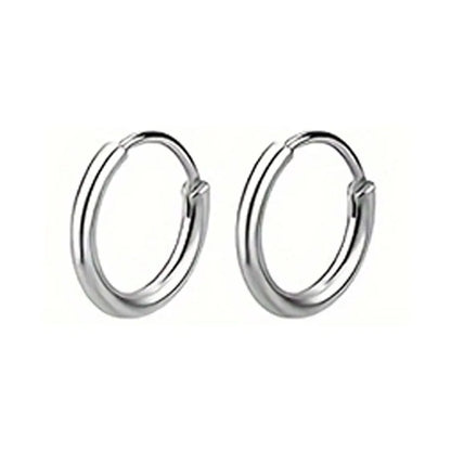 21 pairs of men's stainless steel earrings, circular CZ earrings, hypoallergenic earrings, unisex perforated earrings