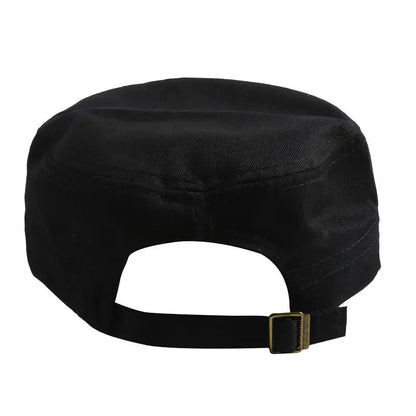 Hat Men's Flat Military Hat Is Simple And Versatile, Middle-Aged Hat Spring And Autumn Duck Tongue Casual Fashion New Style