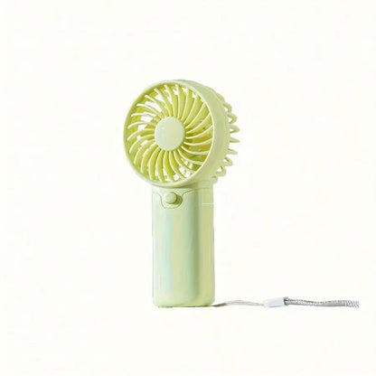 2026 Latest Portable Fan, Compact Handheld Fan - Portable, Battery-Powered Personal Cooling Device for Travel & Outdoor Use