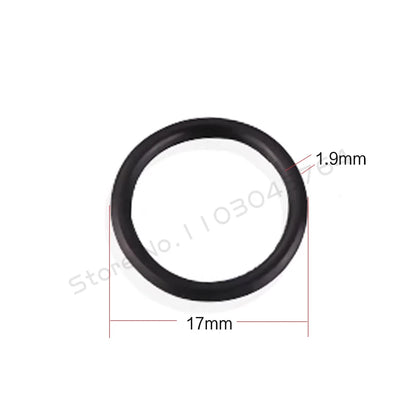 10pcs/lot G1/4 Universal Water Cooling Fitting Rubber Ring Seal Silica Gel O-Ring Black Luminous