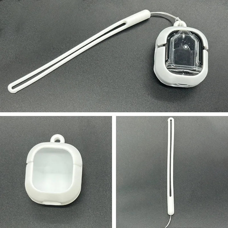 Earbuds Silicon Case Silicone Case with Lanyard for Wireless Earbuds Earbuds Organization Protection Cases for School Travelling