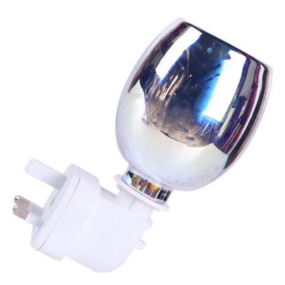 3D Glass Electric Fragrance Heater Scented Wax Warmer Aromatherapy Lamp Plug In Warmer Home Decor Incense Burner