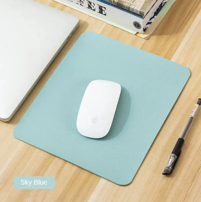 2026 New Small PU mouse pad Non-Slip Gaming Desktop Mouse Pad Waterproof Anti-Scratch Easy To Clean Mat For PC Laptop Desktop
