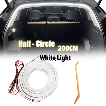 Car Trunk LED Strip Lights for The Interior Decoration of The Vehicle, Featuring Neon Lights and DIY Ambient Light Strips