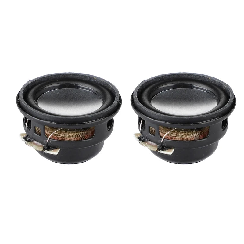 2pcs Mini Audio Speakers 27MM 4 Ohm 3W Bass Multimedia Portable Sound Speakers Audio Woofer Home Theater Loudspeaker