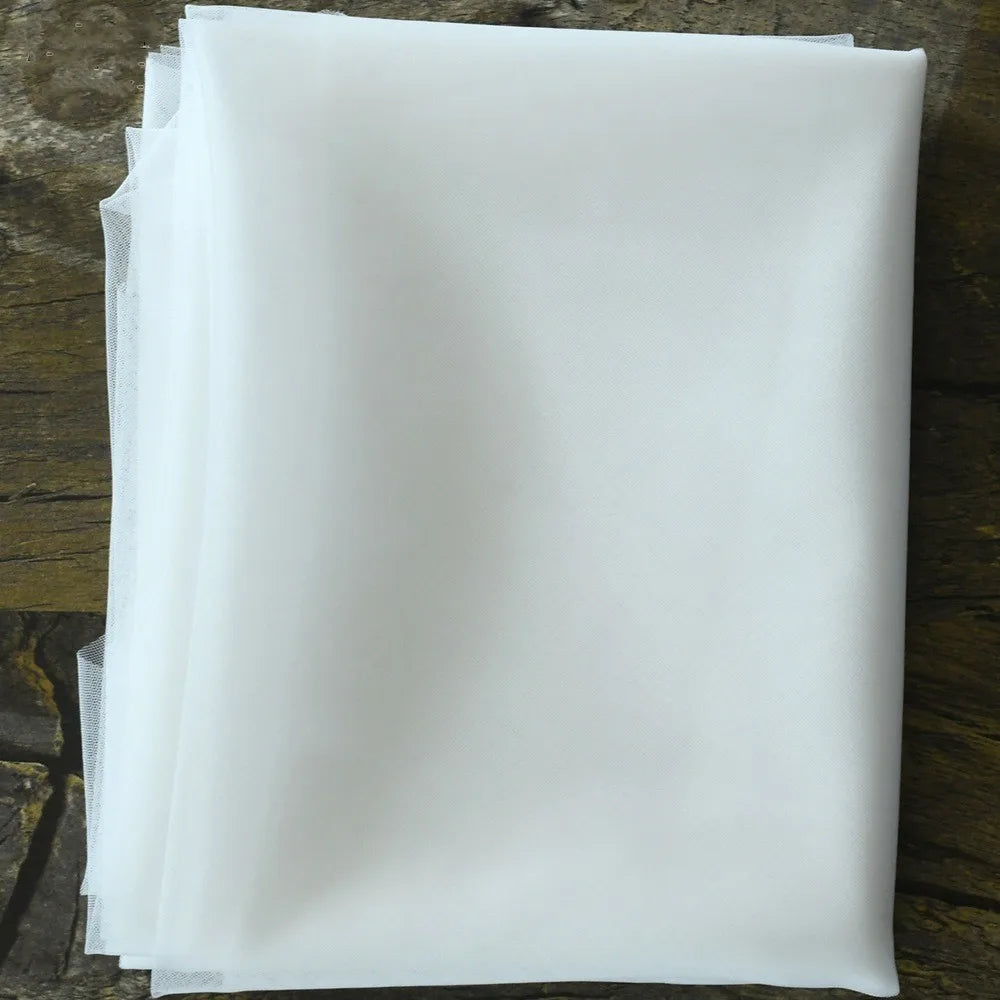 Satin Ribbon Wedding Veils 2025 Tea Length Two Layer with Comb Bridal Veil Party Bride Veils Women Hair Accessory