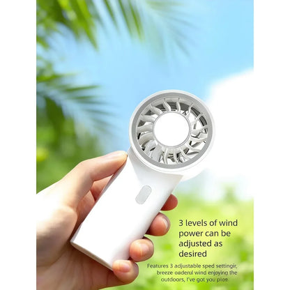Handheld Fan Upgraded Portable Fan,Mini USBRechargeable Personal Fan, Outdoor Travel ,Suitable for summer beach and concerts