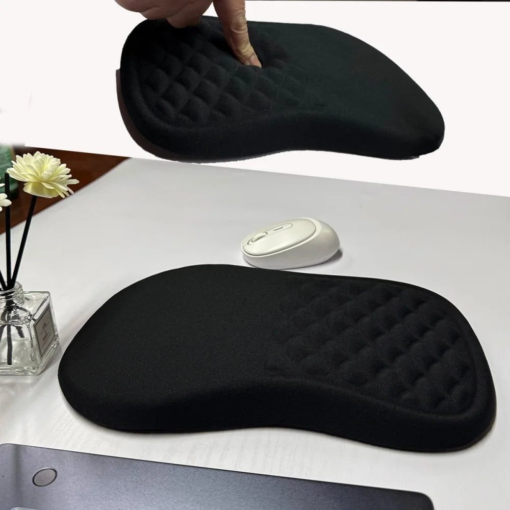 Ergonomic Wrist Support Mouse Pad - Non-Slip High-Elastic Memory Foam, Comfortable Durable Mat For PC/Laptop Home & Office