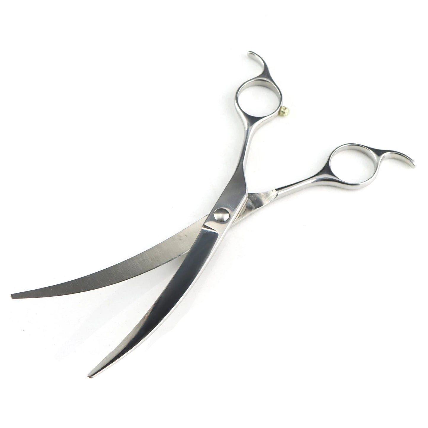 Dog Grooming Scissors Professional 7.5" Big Curved Scissors Pet Scissors for Groomer Dog Beauty Shears ножницы tijeras tesoura
