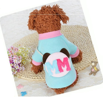 New Cartoon Dog Clothes for Small Dogs Spring Antumn Dog Coat Jacket Clothing Puppy Cartoon Pet Clothes Dress for Chihuahua