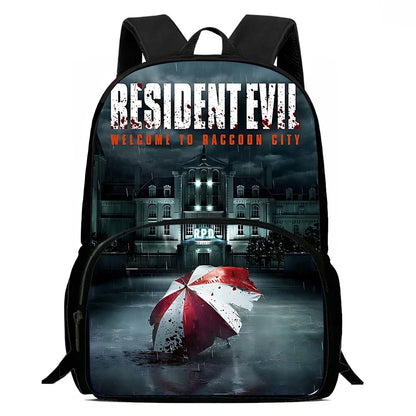 Backpacks Movie Residents Evil Boys and Girls Student Birthday Gift Child School Bags Large Capacity Camping Durable Rucksack