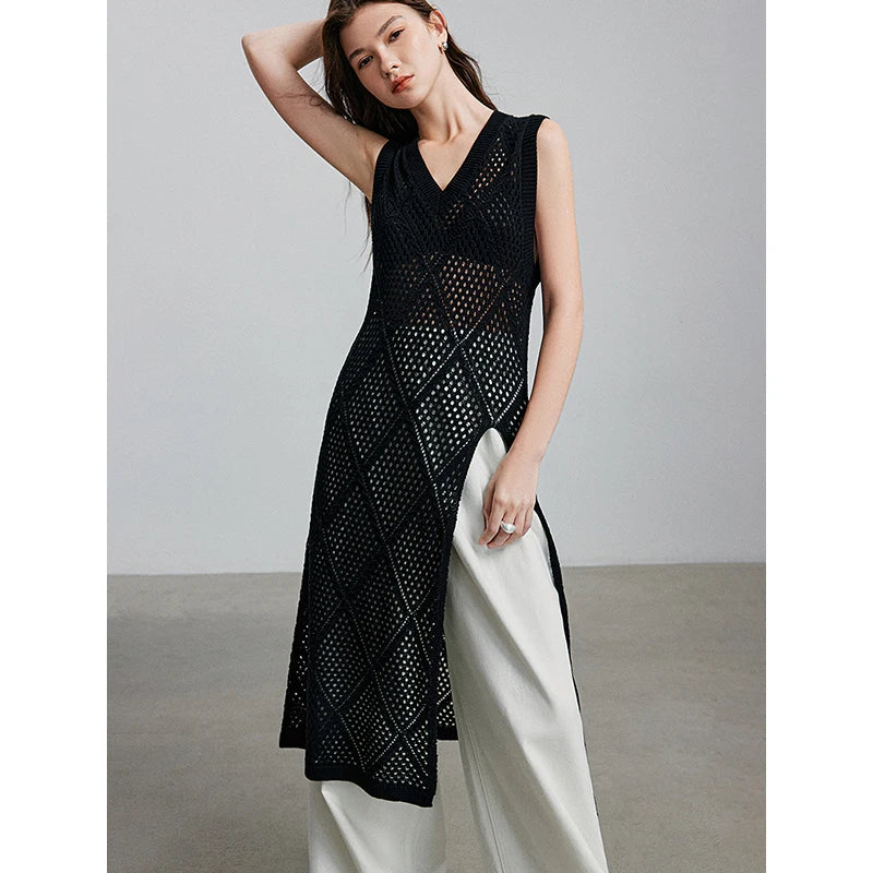 TOYOUTH Women Dress 2025 Summer New Elegant Dress 8529006