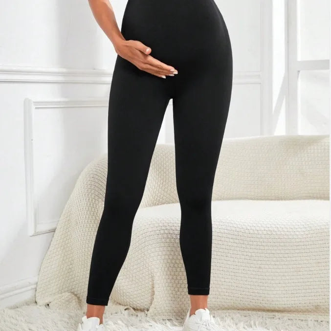 3pcs High Waist Maternity Leggings Skinny For Pregnant Women Belly Support Postpartum Leggins Body Shaper Fitness Trousers