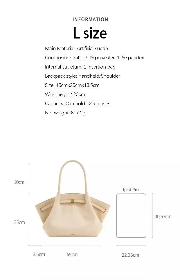 JW PEI Dumpling Bun New Small Women's Shoulder Crossbody Bag High Quality Handheld Small Bag Women'sMedium Faux Suede Tote Bag
