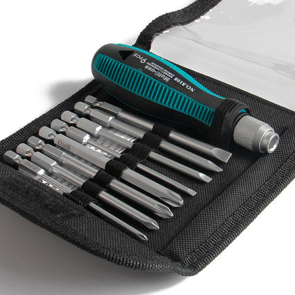 9pcs/set Screwdriver Set Slotted Phillips Screw Driver Magnetic Electrical Home Repair Hand Tool Kit