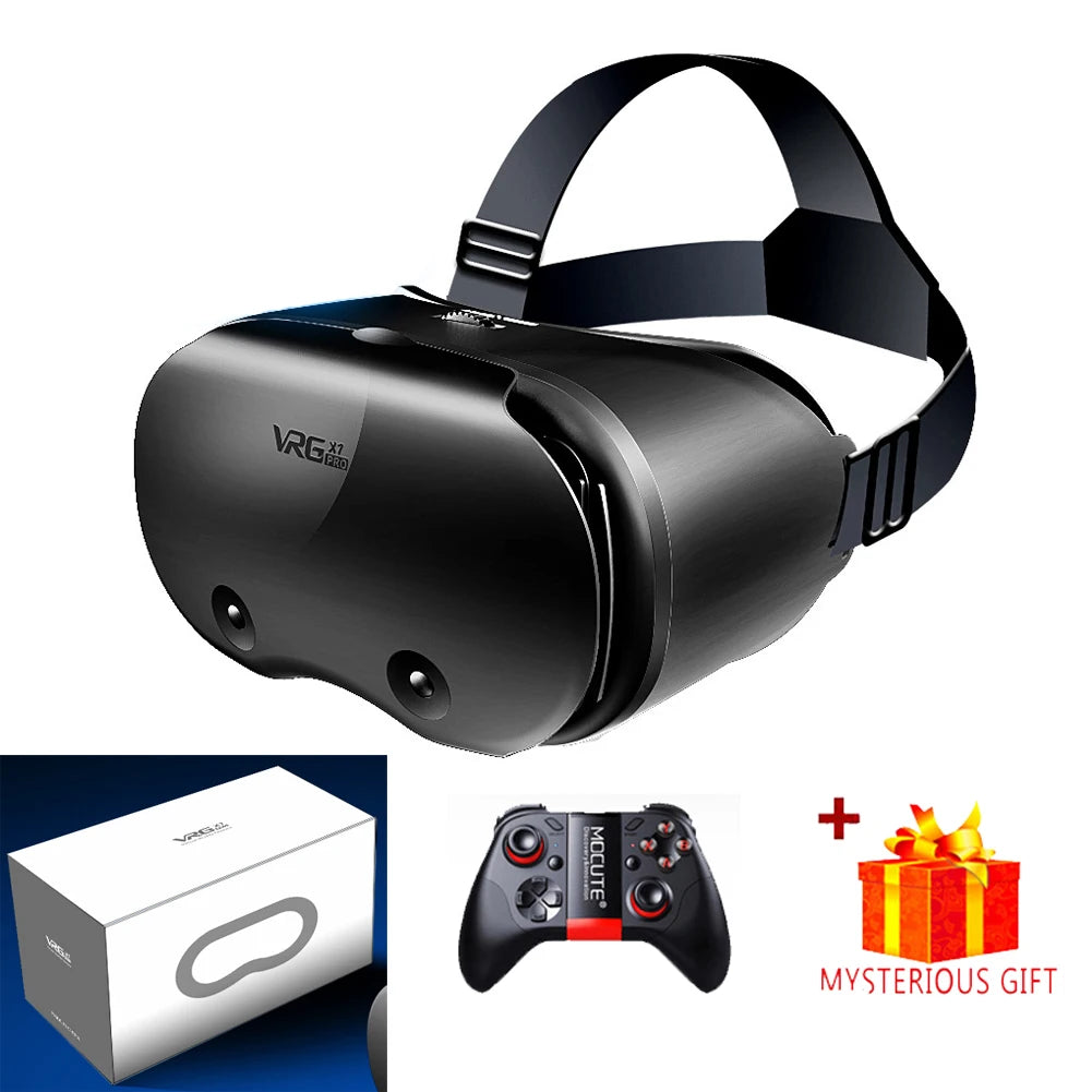 Virtual Reality 3D VR Glasses Smartphone Cell Mobile Goggles Helmet Headset Lenses Device Viar Smart Phone Video Game Viewer Set