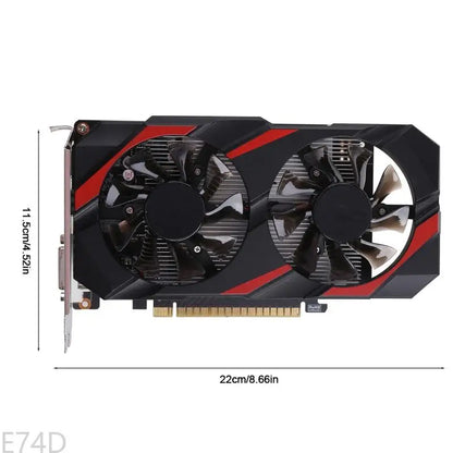 E74D GTX1050 Computer High Definition Graphics Cards 4GB 128Bit DDR5 Video VGA Card PCI for Express 3.0 Slot for Desktop Comp