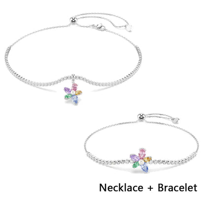 2026 High Quality Shiny Luxury Brand Fine Jewelry Sets Exquisite Fine Fashion Party Gifts for Women New Christmas Ornaments