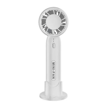 Portable Neck Fan (USB Rechargeable) – Mini Hands-Free Fan with Powerful Airflow & Quiet Operation; Suitable for Outdoor Use