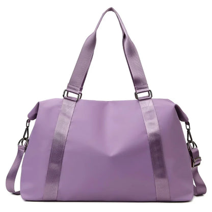 Women's Large Travel Bag Multi-Functional Duffle Tote Bag Handbags Nylon Waterproof Shoulder Bag Women Wet Dry Pockets Gym Bag