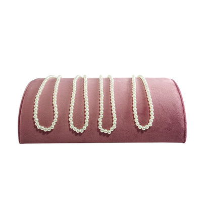 Pink Velvet Jewelry Organizer Trays Earrings Rings Holder Stud Ear Watch Bangle Storage Tray Jewelry Counter Jewelry Display