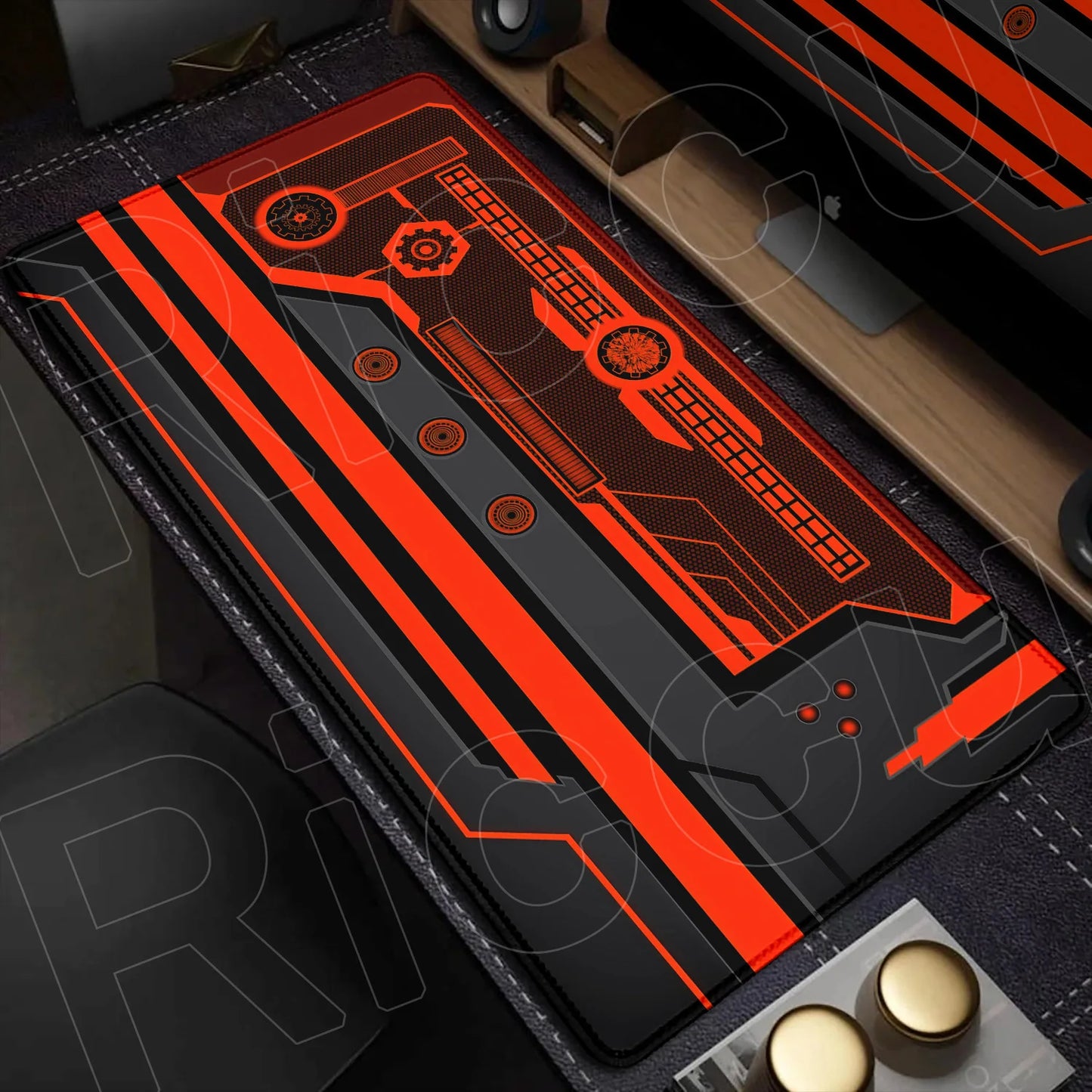HD sci-fi style Computer Mouse Pad Gaming PC Accessories Large MausePad Sense of Science and Technology Desk mat Keyboard Pads