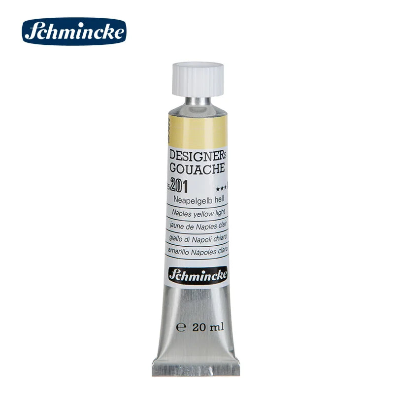 Germany Schmincke Designer Gouache Paint Tube 20ml Opaque Gouache Paint Professional Artist 48 Colors Drawing Art Supplies Cute